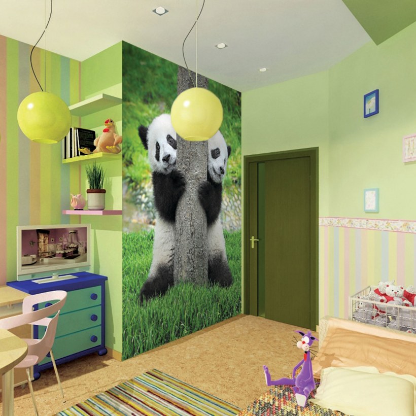Детские комнаты с фотообоями