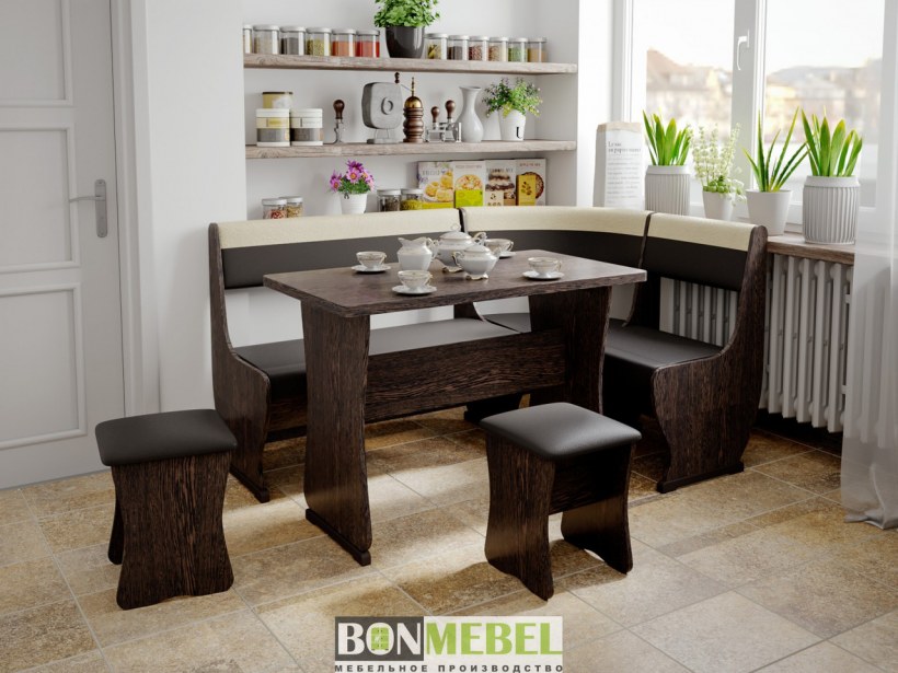 Бон мебель кухонные уголки уют Тип 1