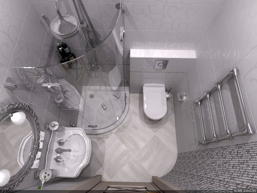 Совмещенный санузел большой