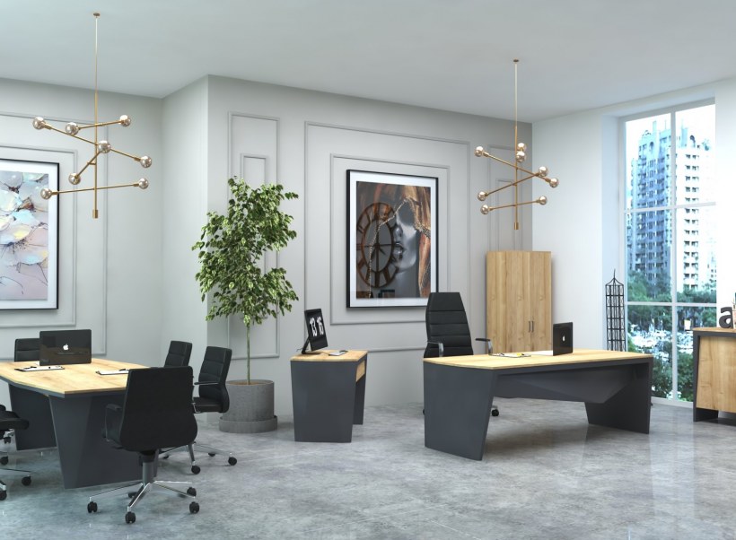 Кабинет руководителя в стиле лофт