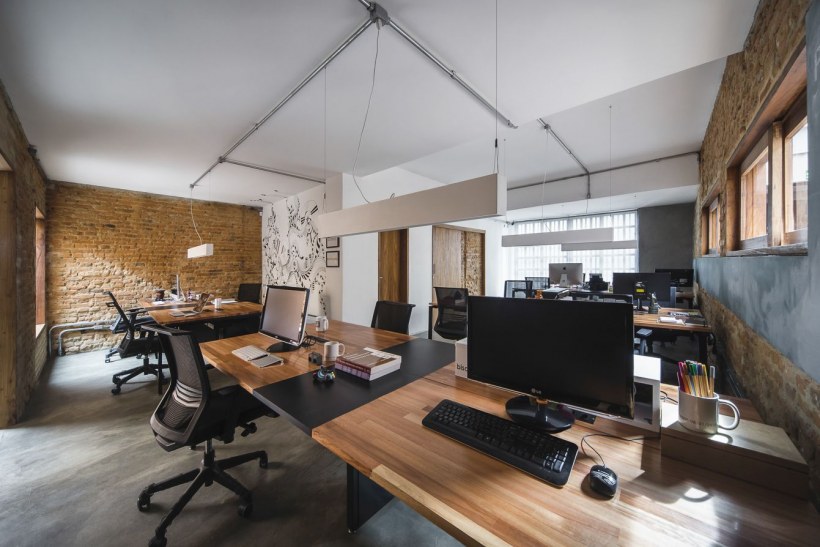 Офис в стиле лофт