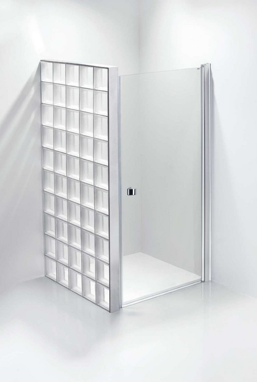 Душевые перегородки из стеклоблоков