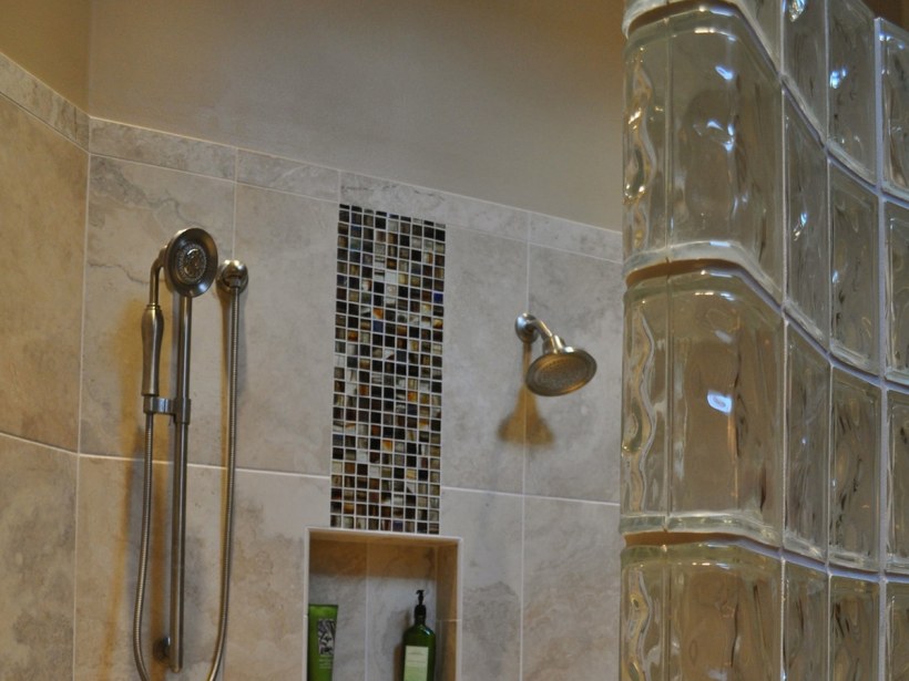 Стеклоблоки Италия Vetroarredo в интерьере