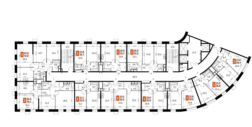 Тушино апарт-отель Wall