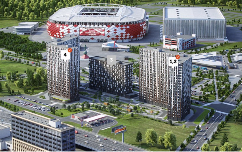 ЖК Тушино 2018 план застройки