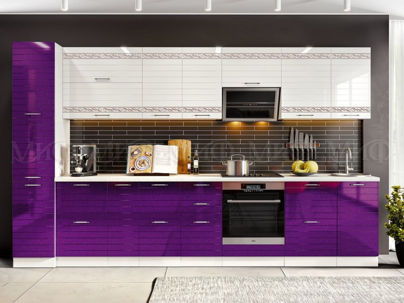 Кухня Техно 3 аметист
