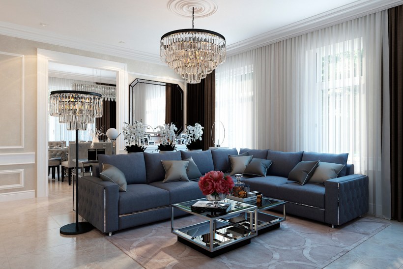 Диван в неоклассическом стиле