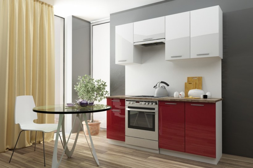 Кухня Вита белая 2м