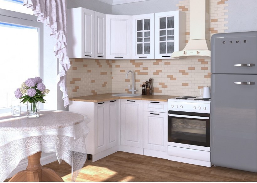 Кухонный гарнитур "гарнитур 1 белый Вегас"