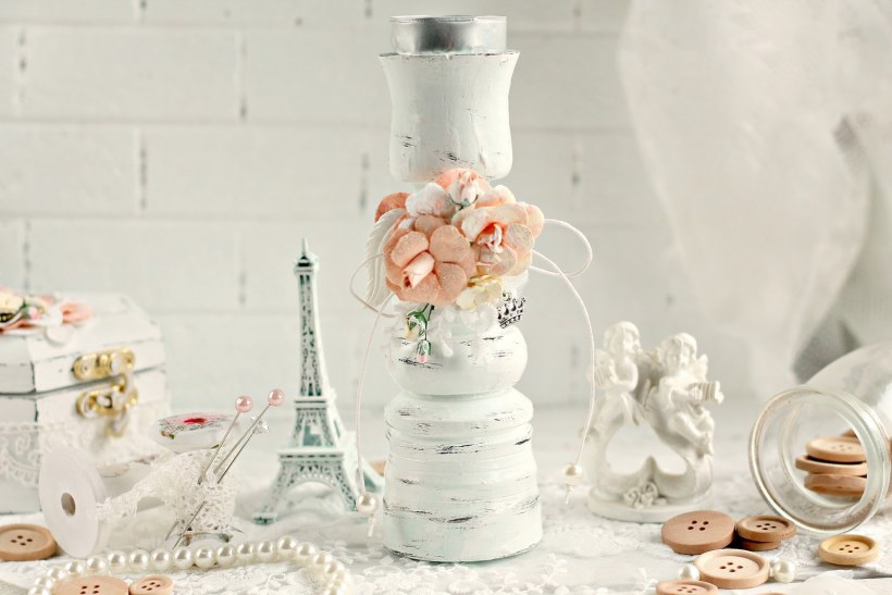 Подсвечники шебби Шик Винтаж