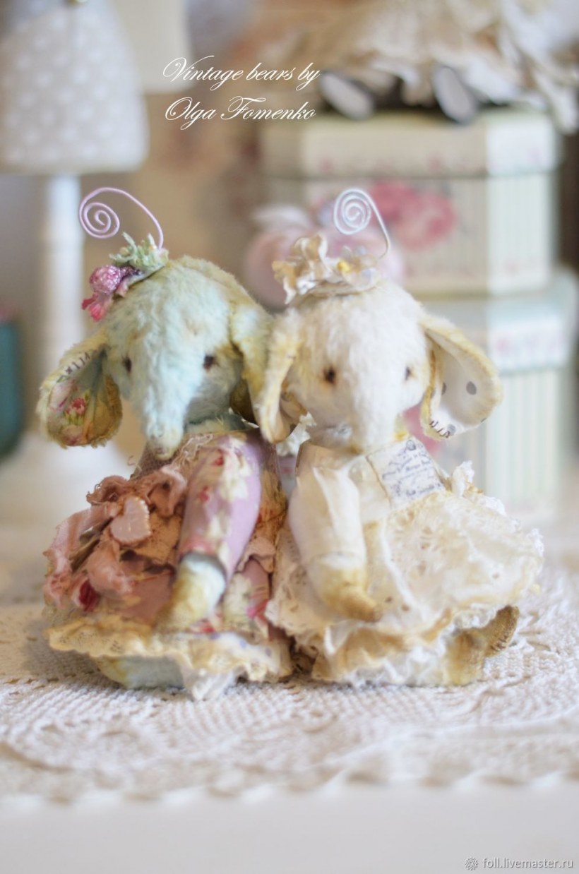 Мишка Тедди шебби Шик