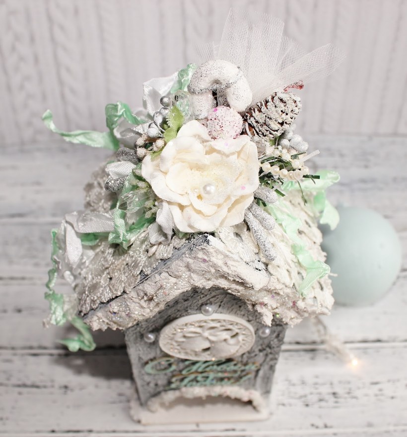 Текстильное панно в стиле шебби Шик