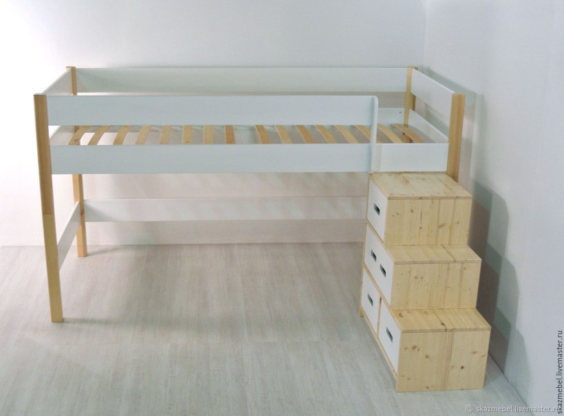 Кровать чердак Stompa unos 28