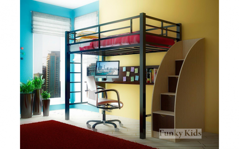 Металлическая кровать Фанки лофт-3