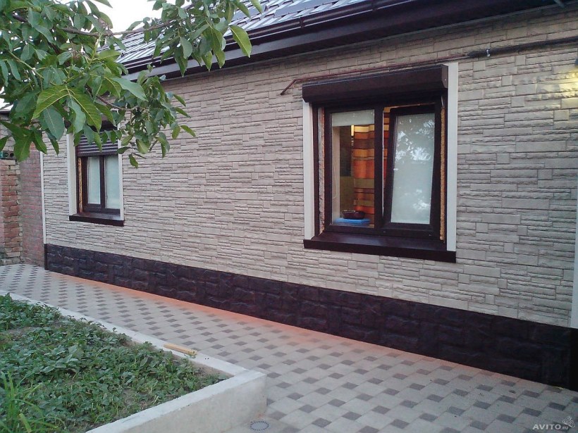 Фасадные панели Docke Stein Янтарный