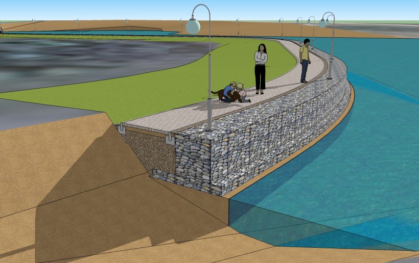 Габионы берегоукрепление Пирс