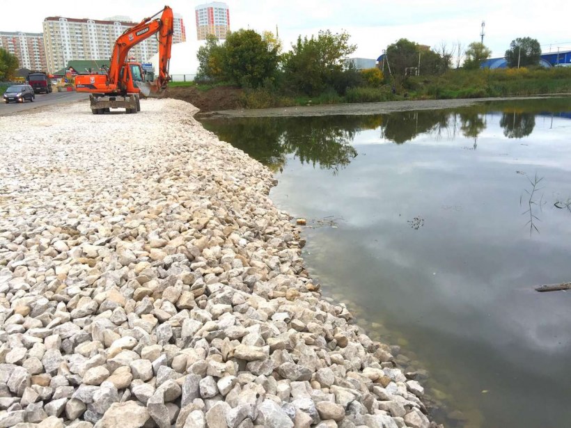 Берегоукрепление габионами технология