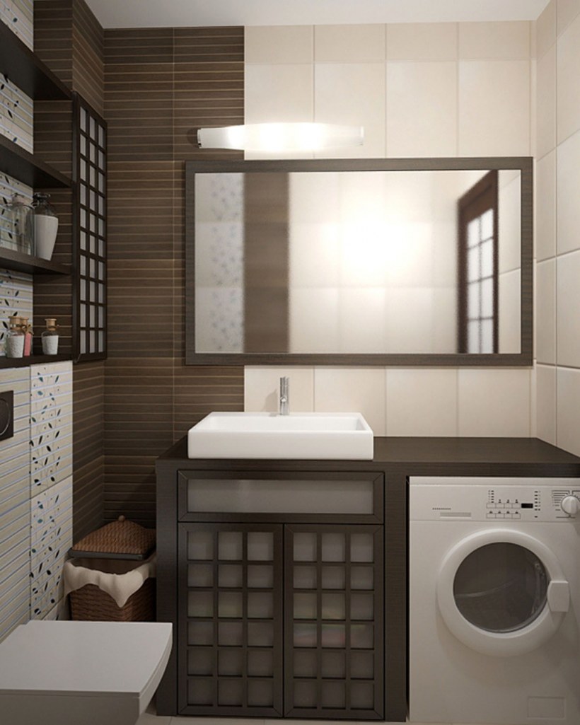 Ванная комната в японском стиле