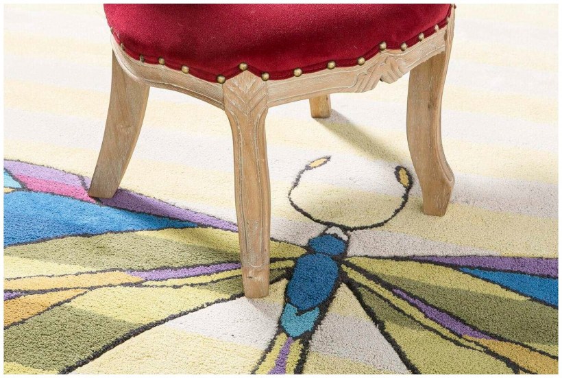 Индийский ковер хлопковый «Happy Day» 8s2-AE-BGE-GRN 140 X 200 см