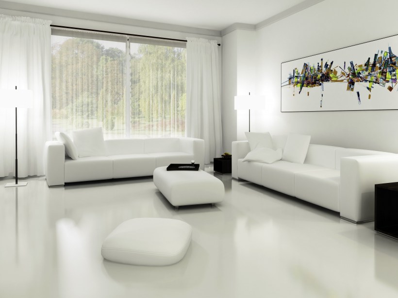 Интерьер в белом стиле