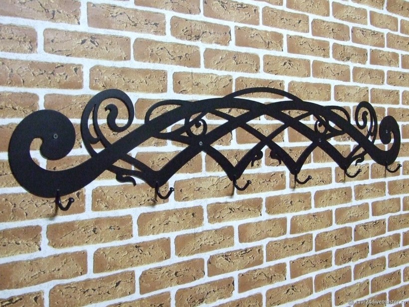 Вешалка ковка настенная