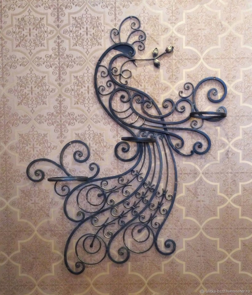 Холодная ковка Павлин