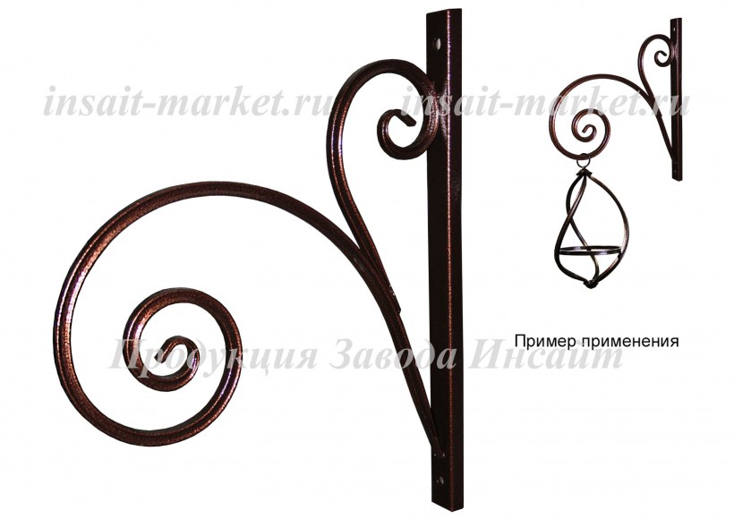 Кованые кронштейны для кашпо