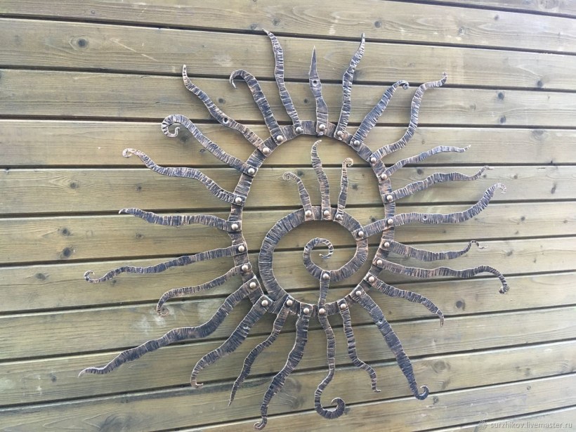 Кованое панно