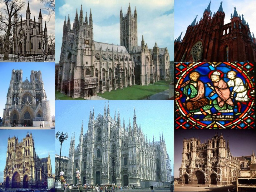 Коллаж на тему Готика