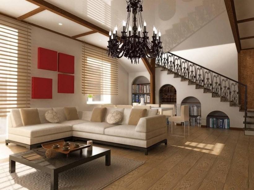 Люстра для гостиной со вторым светом