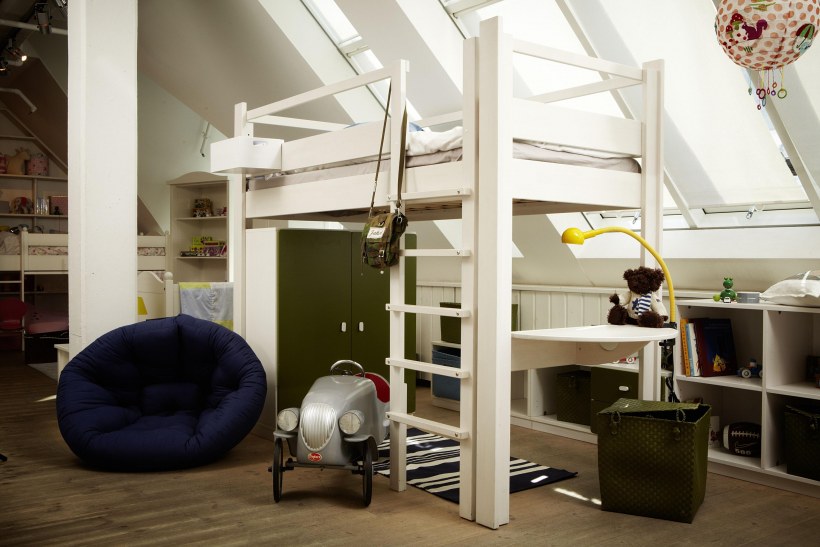 Необычные кровати чердаки