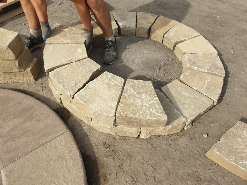 Камни для очага костра костровища