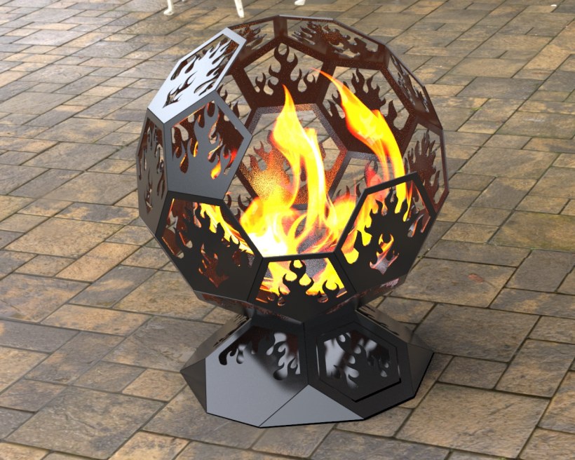 Костровая чаша сфера