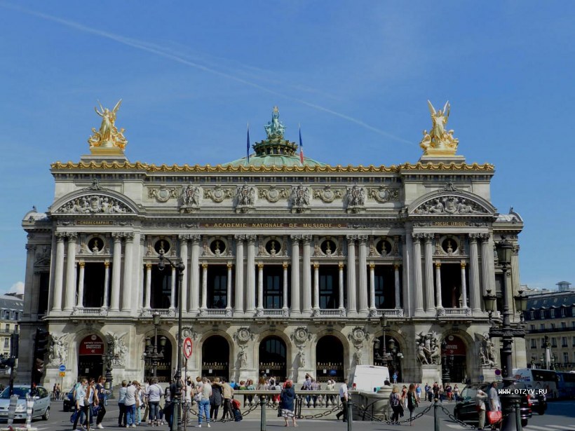 Южный фасад Гранд оперы в Париже