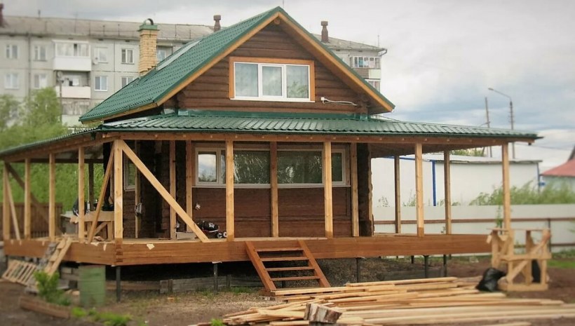 Детинец пристройка веранды