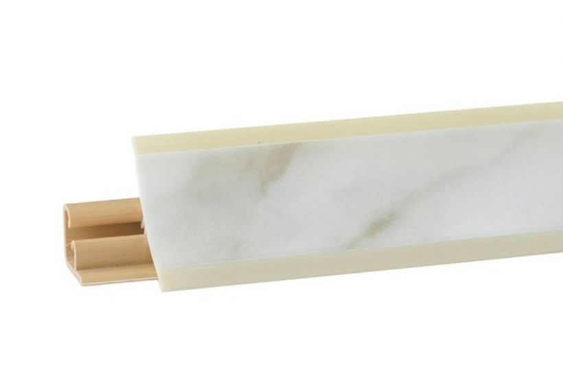 Плинтус для столешниц "Стоун Бьянко" 3,0 м lb-23-601 Korner