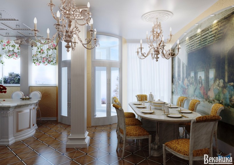 Стиль античность в интерьере