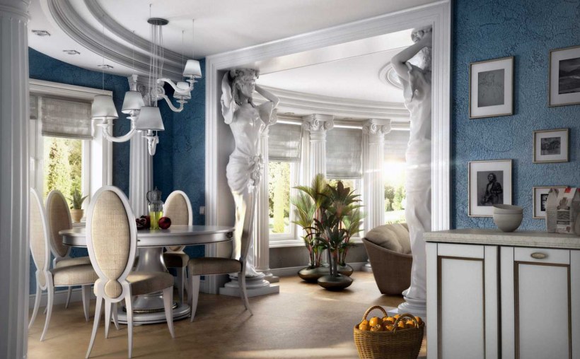 Греческий стиль в интерьере