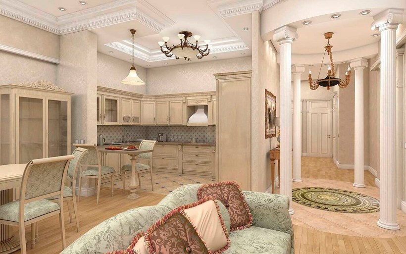 Греческий стиль в интерьере