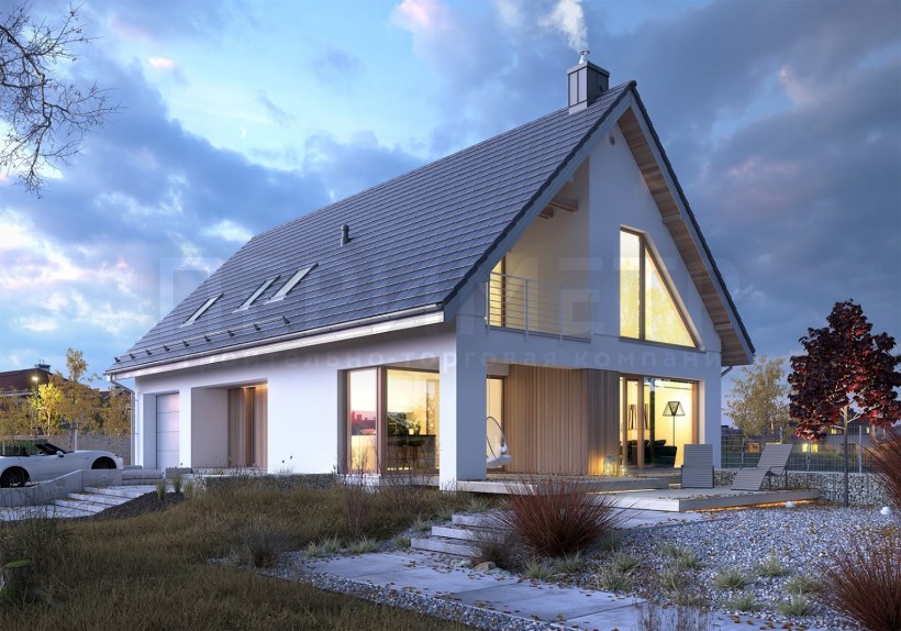 Дом-сарай Barn House фахверк