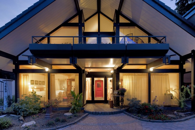 Фахверковые дома хайтек