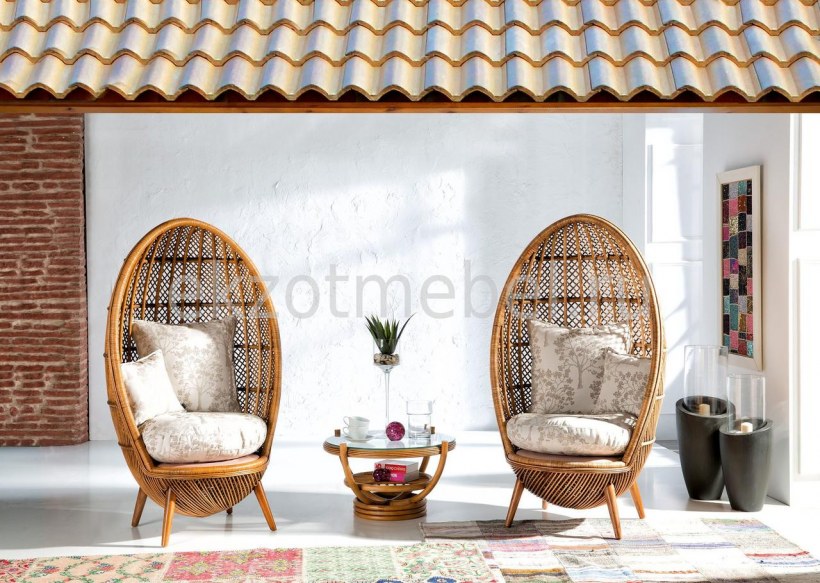 Ротанг в интерьере квартиры