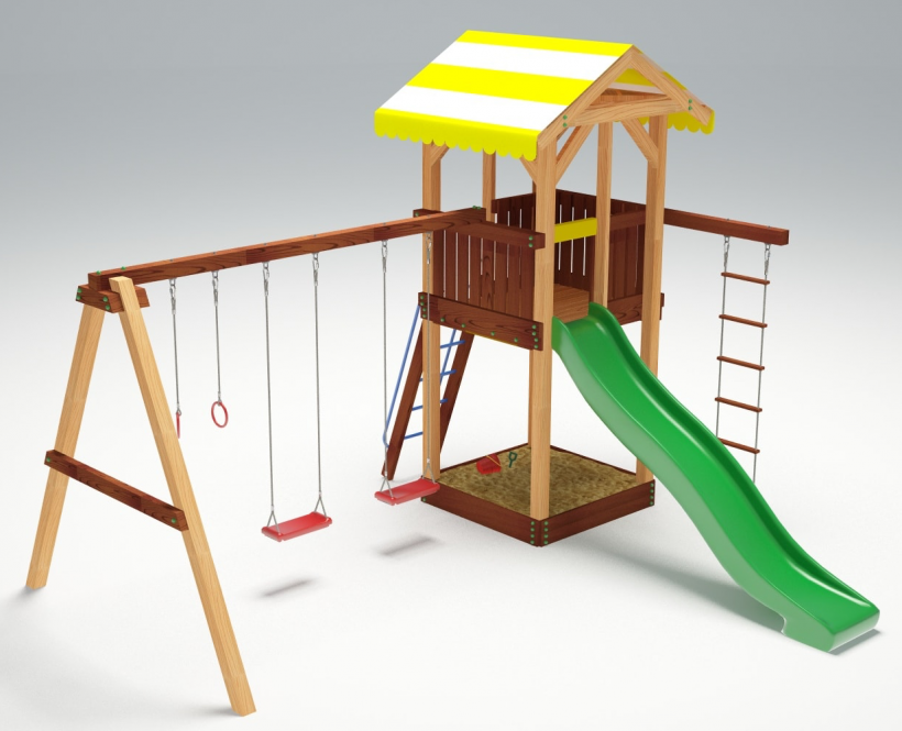 Спортивно-игровой комплекс мир детских площадок Савушка 3