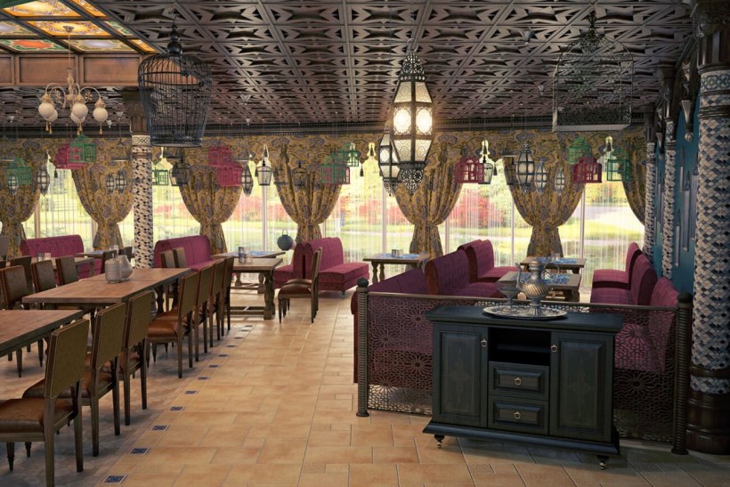 Гостиная в Кавказском стиле