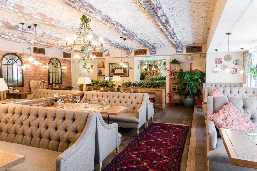 Грузинский ресторан роспись