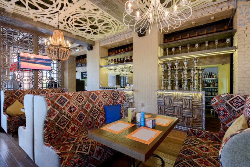 Гостиная в индийском стиле