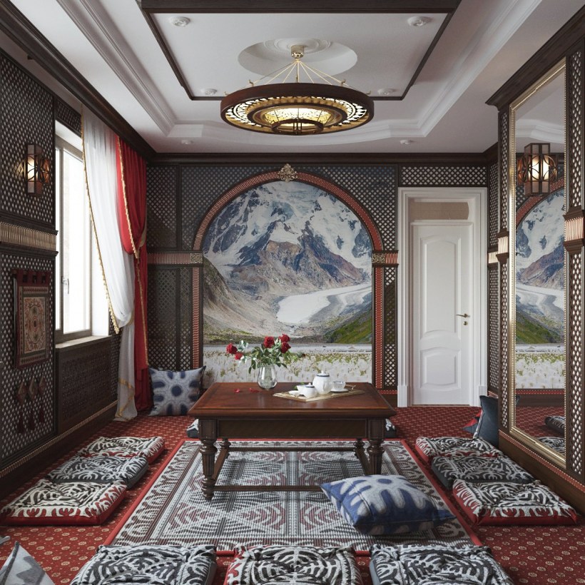 Luxury Mansion Interior спальни