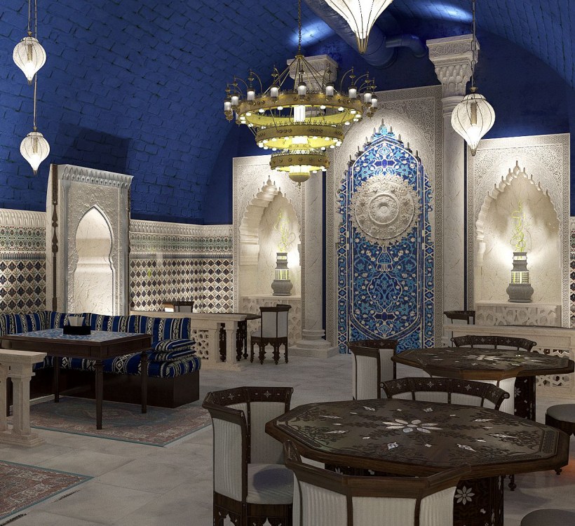 Кавказский стиль гостиной