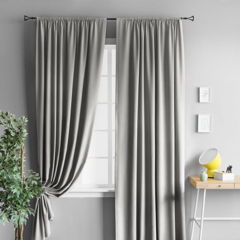 Портьеры WITERRA Тергалет на ленте 260 см 2 шт.