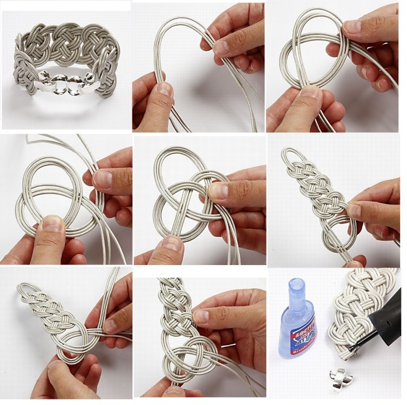 Стильные браслеты своими руками